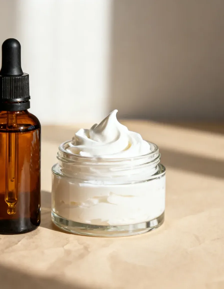Yoni Butter jar with whipped coconut and cocoa butter